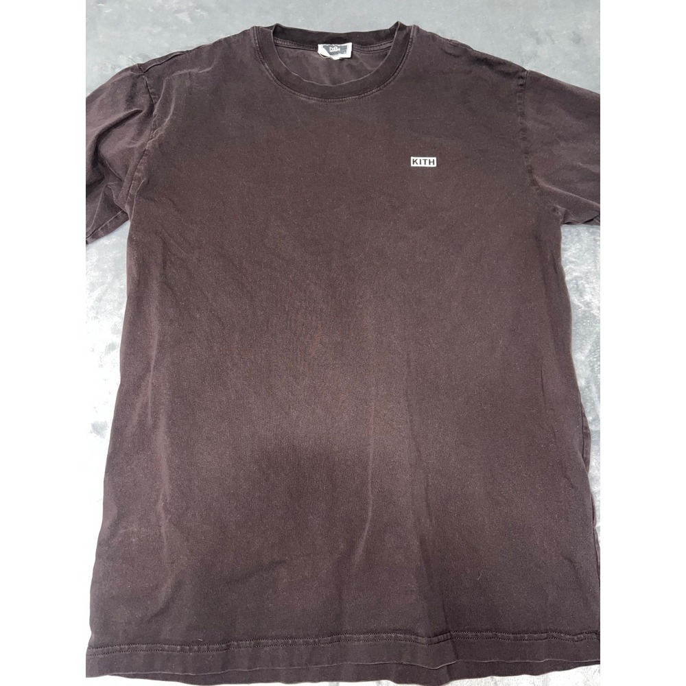 Kith Lax Tee Espresso Brown Mini Box Logo T-Shirt Mens Medium